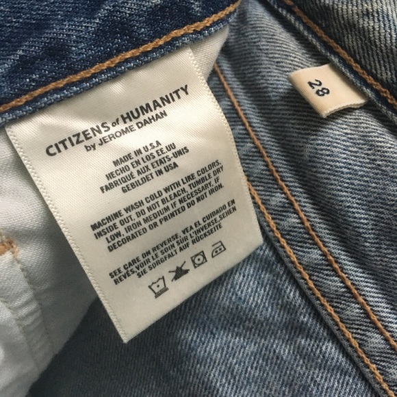 Citizens of Humanity Liya High Rise Classic Fit Crop Premium Vintage - Picture 6 of 10